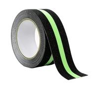 Glow Grip Tape, Self Adhesive Safety Strip Non Slip Stair Tread for Outdoor | Glow In The Dark Strip, Adhesive Backing, Adds Traction And Helps Mark Steps Along Patios, Entryways, Ramps, And Staircases.