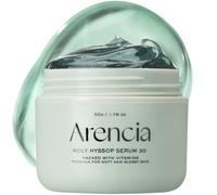 Glow Hyssop Overnight - Suero hidratante y antienvejecimiento para piel de cristal coreana de aspecto más joven, 30% vitamina A, C, E, 10% niacinamida, péptido