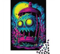 Glow in Dark Owl Lantern Puzzle Imposible,desafío for Adults Juego Educativo 1000 Piezas Obra De Arte De Juego De para Adultos Y Niños A Partir De 12 Años 38x26cm/1000pcs