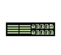 Glow in The Dark Accessories for Car - Luminescent Interior Exterior Decor | Flexible Stickers Strips for Dashboard, Doors, Wheels, and Custom Automotive Styling Custom Automotive Styling