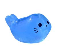 Glow in the Dark Animals - Resin Animal | Animales marinos | Figuras de sello para Doll House | Pequeños sellos | Figuras de de estrés lindo de foca para Doll House & Aquario, Fav