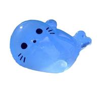 Glow In The Dark Animals | Seal Figures For Doll House - Exquisite Cute Resin Theme Party Favors Supplies Decoration, Easter Stuffer, 0.75x0.75x0.43 Inches