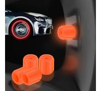 Glow in The Dark Car Tire Valve Cap Set,Waterproof Durable Luminous Valve Stem Caps,Universal Tire Caps Decoration Accessories for Car SUV Bicycle Trucks Motorcycles