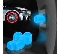 Glow in The Dark Car Tire Valve Cap Set,Waterproof Durable Luminous Valve Stem Caps,Universal Tire Caps Decoration Accessories for Car SUV Bicycle Trucks Motorcycles