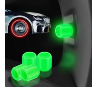 Glow in The Dark Car Tire Valve Cap Set,Waterproof Durable Luminous Valve Stem Caps,Universal Tire Caps Decoration Accessories for Car SUV Bicycle Trucks Motorcycles