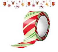 Glow in the Dark Christmas Tape - Holiday Caution Decor, 16.4ft PVC Fluorescent Warning Strip for Pathways Stair Garden Driveway School Yard Patio Home | Christmas Caution Tape for Warning