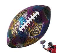 Glow in the Dark Rugby Ball-Light-up Football Times 6, talla 9 Freve Outdoor Sports Ball | Equipo de entrenamiento de prueba con iluminación LED, pelota de rugby luminosa para juegos nocturnos, aprox