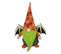 Glow in The Dark Spookiness: Our Halloween faceless gnome with glowing b
