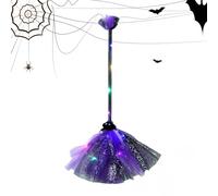 Glow in The Dark Witch Broom - Broom iluminado para vestir y Cosplay | Cosplay Prop Witches Accesorios de Disfraces para Kid Halloween Witch Glow en El