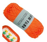 Glow in the Dark Yarn, Crocheting Thread, Polyester Comfortable 2mm for Crafts, Knitting, Doll Making, Carpet Projects, Multifunctional Crafting Experience, 10x5x5 cm