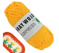 Glow in the Dark Yarn, Crocheting Thread, Polyester Comfortable 2mm for Crafts, Knitting, Doll Making, Carpet Projects, Multifunctional Crafting Experience, 10x5x5 cm