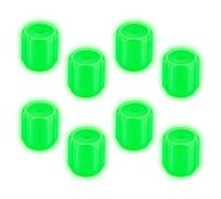 Glow in The Darks Valve Stem Caps 8 Pack - Universal 0.3 Inch Tire Valve Caps, Lumiinous Wheel Rim Accessories | For Cars, SUVs, Trucks, Motorcycles, Bicycles & E-Bikes Night Safety Use