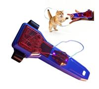 Glow Rope Launcher, Interactive String Toy System, 7,48 x 2,95 pulgadas Portable Fidget with Elastic Launch Action, Polymer Grip Mechanism, Neon Light Motion Design, Kids Playground for Outdoor Use