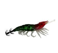 Glow Shrimp Soft Fishing Lures - Kit de cebos para camarones UV, Alta luminosidad Realista | Lures de para Agua Salada, Agua Fresca, Lago, mar, bajo al Aire Libre