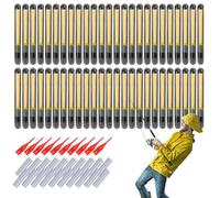 Glow Sticks For Fishing - Fluorescent ABS | Fishing Rod Floats Glow In The Dark | Durable Fishings Float Accessories For Rod Gear Night Outdoor Anglers and Enthusiast Use