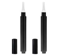 Glow Tulip Lip Plumper, 2 unidades de aceite labial de tulipán brillante, brillo de labios de tulipán de 2 ml, bálsamo labial para rellenar e hidratar (negro)