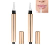 Glow Tulip Lip Plumper, barra regordeta de silicona que da volumen a tus labios al instante, regordeta natural de larga duración, hidratante, transparente (gold)