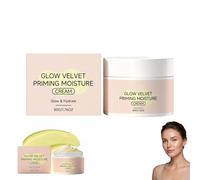 Glow Velvet Priming Cream, Primer Trucco Idratante E Minimizzante Dei Pori, Pelle Liscia E Radiosa, Tenuta A Lunga Durata, Skincare Coreana, 50g (1 Unidades)