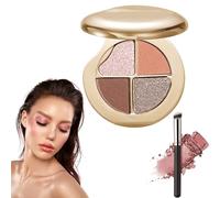 Glow Wardrobe Eye & Cheek Palette - Eyeshadow and Highlighter Makeup, Silky Smooth Formula, Hypoallergenic, Blends Easily Without Irritation, All-Day Wear (02#)