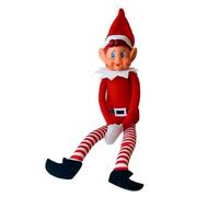 Glow Wholesale Elfie - Figura Divertida y juguetona de Elfos Behavin' Badly con Cuerpo Suave y Cara de Vinilo, Color Rojo