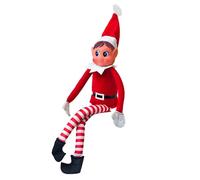 GLOW Wholesale- Well Stuffed Toys Santa Divertida Figura de Elfos Que se comportan Mal con Cuerpo Suave y Cara de Vinilo, Color Elvie (niña) (13452)