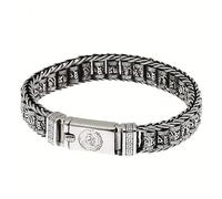 Glowave Pulsera Feng Shui de plata de ley 925, brazalete de protección de la fortuna, simple decoración creativa de Fengshui para riqueza y felicidad, pulsera de amuleto para hombres y mujeres, 7.87in