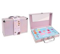 GLOWAYS - Maletín de Maquillaje - Belleza - 254002 - Juego para Niños - Regalo - Cumpleaños - Probado por un Laboratorio Francés - Sombras de Ojos - Pintalabios - Esmalte - A Partir de 5 Años