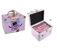 GLOWAYS - Tocador de Maquillaje - Belleza - 254005A - Juego para Niños - Regalo - Cumpleaños - Probado por un Laboratorio Francés - Sombras de Ojos - Lápiz Labial - Esmalte - A Partir de 5 años