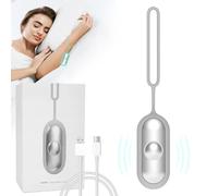 Glowco Calmcarry Dispositivo de relajación de mano, dispositivo de ansiedad para llevar tranquilo, carga de mano para adultos (gris)