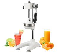 Glowdora Exprimidor De Limón Profesional, Prensa De Naranjas, Exprimidor Manual De Hierro Fundido, Trituradora con 2 Moldes para Jugo Fresco Rápido, Puestos De Limonada. White