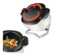 Glowdora Máquina Automática De 6 L, Olla De Cocción De Velocidad Ajustable De 360° para Arroz Frito, Guisado Y Cocinar 110V