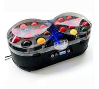 Glowdora Máquina limpiadora y pulidora de Bolas de Billar, limpiadora de Bolas de Billar Black