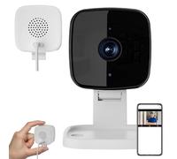 Glowflip Security Camera, 5G Dual-Band Smart 2MP Security Camera with HD Night Vision, Voice Intercom Support and WiFi Mobile Monitoring for Living Room Baby Room Pet Areas (1 Pc)