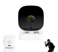 Glowflip Security Camera, Crystal Clear 2k Security Camera, Color Night Vision, 24/7 Recording & Smart Alerts, Window Camera with Night Vision (1-PCS)