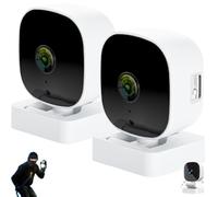 Glowflip Security Camera, Glowflip Window Camera,Crystal Clear 2k Security Camera, Recording & Smart Alerts, Window Camera with Night Vision, Two-Way Audio, Easy Install (2psc)