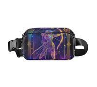 Glowing Archer Tarot - Riñonera para hombres y mujeres, pequeña bolsa de viaje esencial con correa ajustable para viajes, correr, senderismo