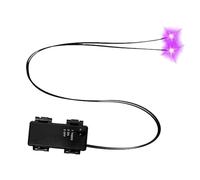 Glowing Eyes Halloween - Skull LED Light Up Eyes for Spooky Decoration, Creepy Props with Timer Function, Battery Operated for Tombstones, Skeletons, Pumpkins, 2.95 inch