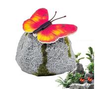 Glowing Garden Stones - Creative Pathway Illumination, Decorative Lighted Ornaments, Realistic Resin Pebbles, Bright Landscape Enhancers | Decor, Artistic Exterior Glow for Indoor Pond Backyard