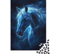 Glowing Horse Rompecabezas para Adultos Spirit Steed 1000 Piezas Papel Reciclado para Adultos Rompecabezas Divertido Regalo Y Actividad En Casa 52x38cm/1000pcs