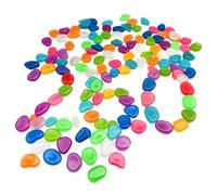 Glowing in the Dark Rocks Garden Stones, 260 Pcs Colorful Glowing Night Guide Pebbles Outdoor Landscaping, Glow Pebbles Stones for Fish Tank Aquarium Decor