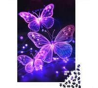 Glowing Insect and Bug Patterns Jigsaw Puzzles Puzzles for Adults Kids. 1000 Piece Impossible Challenge Toy Educational Games Home Decoration for Educational Games Gifts 1000pcs (75x50cm)