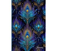 Glowing Peacock Mandala Journal: Magical Metallic Ultraviolet, Teal & Gold Notebook with Glittering Stars - Inspiring Writing for Creativity & Reflection