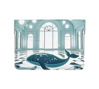 Glowing Whale - Funda de piel para laptop MacBook Air de 13 pulgadas, funda protectora de piel sintética con impresión completa, elegante bolsa para laptop para mujeres y hombres