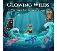 Glowing Wilds: A Magical Coloring Book Featuring Bioluminescent Animals & Marine Creatures