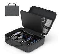 Glowingstage Controlador DMX inalámbrico con caja, DMX512 transmisor inalámbrico /3 receptores, receptor recargable con pantalla táctil, Uso continuo durante 20 horas