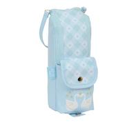 Glowlab CISNES - Portatodo con Asa, Estuche Infantil, Estuche Niño, Ideal para Niños en Edad Escolar, Cómodo y Versátil, Calidad y Resistencia, 6x21x6 cm, Color Azul Claro