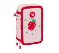 GLOWLAB FRUTITAS - Estuche Escolar con 37 Útiles Incluidos, Estuche Infantil, Estuche Niño, Ideal para Niños de 5 a 14 Años, Cómodo y Versátil, Calidad y Resistencia, 12.5x5.5x19.5 cm