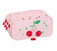 GLOWLAB FRUTITAS - Portatodo Triple Big, Estuche Infantil, Estuche Niño, Ideal para Niños en Edad Escolar, Cómodo y Versátil, Calidad y Resistencia, 21.5x8x10 cm