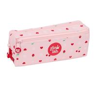 GLOWLAB FRUTITAS - Portatodo Triple Pequeño, Estuche Infantil, Estuche Niño, Ideal para Niños en Edad Escolar, Cómodo y Versátil, Calidad y Resistencia, 22x6x8.5 cm