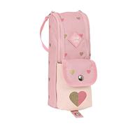 Portatodo Con Asa Glowlab Hearts 6 x 21 x 6 cm.